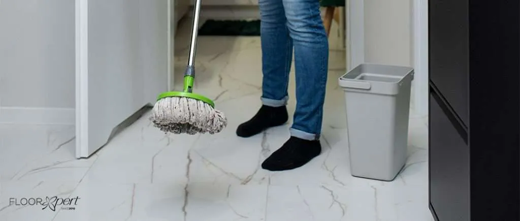 Maintaining marble flooring